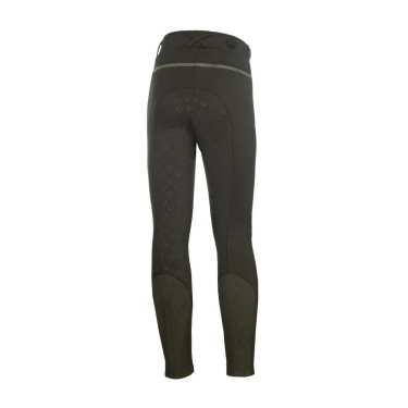 Legging HKM Claire fond 1/1 en silicone Gris vert