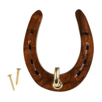 Support de fer HKM à cheval en bois et laiton