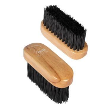 Set de pansage HKM en bois Hobby Horsing Naturel Marron Set de pansage HKM en bois Hobby Horsing Naturel Marron