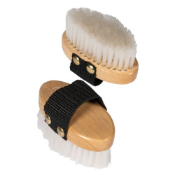 Set de pansage HKM en bois Hobby Horsing Naturel Marron Set de pansage HKM en bois Hobby Horsing Naturel Marron