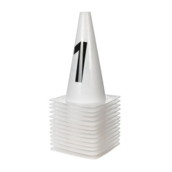 Pylônes de piste HKM Sauter Hobby Horsing Blanc