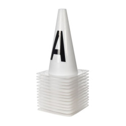 Pylônes de piste HKM Dressage Hobby Horsing Blanc