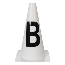 Pylônes de piste HKM Dressage Hobby Horsing Blanc