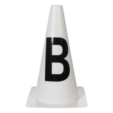 Pylônes de piste HKM Dressage Hobby Horsing Blanc