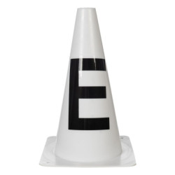 Pylônes de piste HKM Dressage Hobby Horsing Blanc