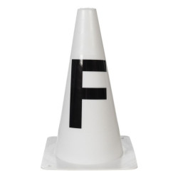 Pylônes de piste HKM Dressage Hobby Horsing Blanc