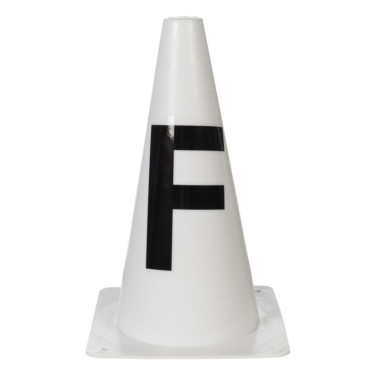 Pylônes de piste HKM Dressage Hobby Horsing Blanc