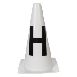 Pylônes de piste HKM Dressage Hobby Horsing Blanc