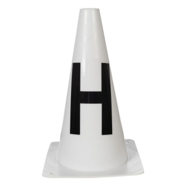 Pylônes de piste HKM Dressage Hobby Horsing Blanc