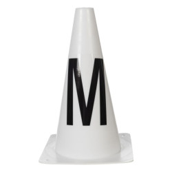 Pylônes de piste HKM Dressage Hobby Horsing Blanc