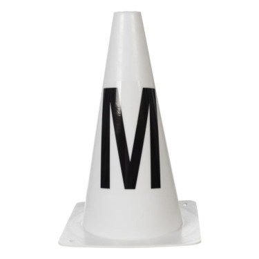 Pylônes de piste HKM Dressage Hobby Horsing Blanc
