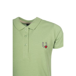 Polo HKM Claire Jade Bleu Polo HKM Claire Jade Bleu