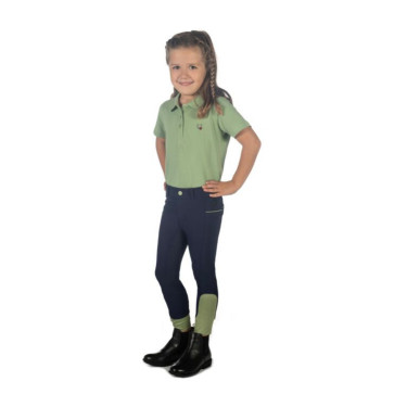 Polo HKM Claire Jade Bleu Polo HKM Claire Jade Bleu