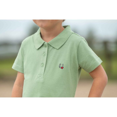 Polo HKM Claire Jade Bleu Polo HKM Claire Jade Bleu