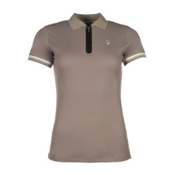 Polo HKM Amalfi Taupe Marron