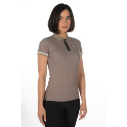 Polo HKM Amalfi Taupe Marron