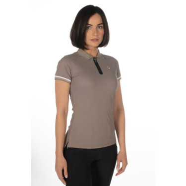 Polo HKM Amalfi Taupe Marron Polo HKM Amalfi Taupe Marron
