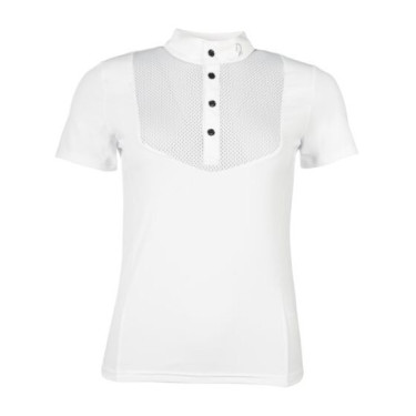 Polo de concours HKM Amalfi Blanc