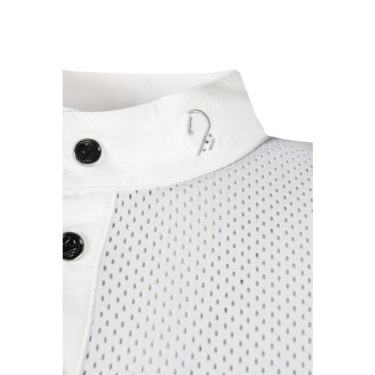 Polo de concours HKM Amalfi Blanc