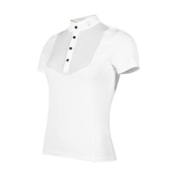 Polo de concours HKM Amalfi Blanc