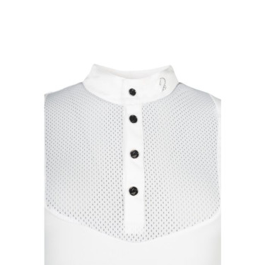 Polo de concours HKM Amalfi Blanc