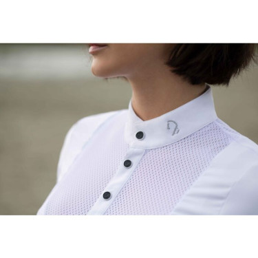 Polo de concours HKM Amalfi Blanc