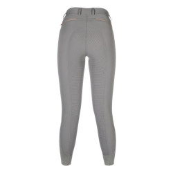 Pantalon HKM Rosegold Sparkle Style 1/1 en silicone Gris / or rose