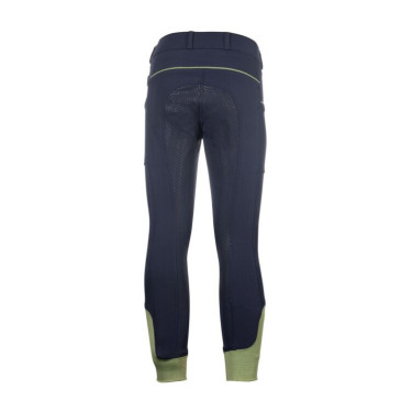Pantalon HKM Claire fond 1/1 en silicone Bleu foncé Pantalon HKM Claire fond 1/1 en silicone Bleu foncé
