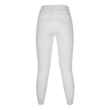 Pantalon HKM Amalfi fond 1/1 en silicone Blanc