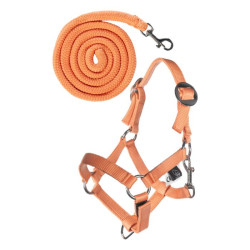 Licol et longe HKM Hobby Horsing Basic Orange Licol et longe HKM Hobby Horsing Basic Orange