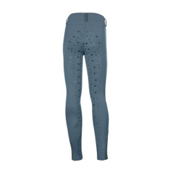 Legging HKM Pony Dream II fond 1/1 en silicone Bleu gris