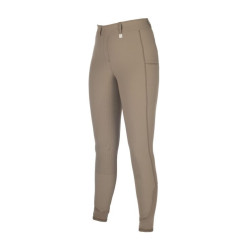 Legging HKM Amalfi fond 1/1 en silicone Taupe Marron Legging HKM Amalfi fond 1/1 en silicone Taupe Marron