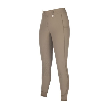 Legging HKM Amalfi fond 1/1 en silicone Taupe Marron Legging HKM Amalfi fond 1/1 en silicone Taupe Marron