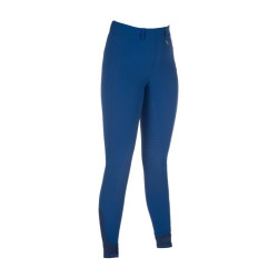 Legging HKM Amalfi fond 1/1 en silicone Bleu royal