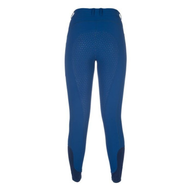 Legging HKM Amalfi fond 1/1 en silicone Bleu royal