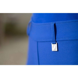 Legging HKM Amalfi fond 1/1 en silicone Bleu royal