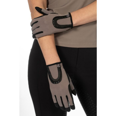 Gants HKM Amalfi Taupe Marron