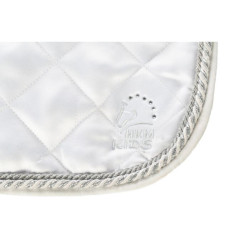 Couverture tournoi HKM Hobby Horsing Blanc