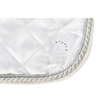 Couverture tournoi HKM Hobby Horsing Blanc