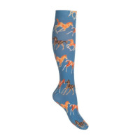 Chaussettes HKM Pony Club Rose