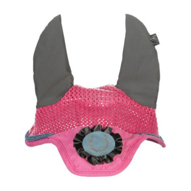 Bonnet d'équitation anti-mouches Shetland HKM Bonnet d'équitation anti-mouches Shetland HKM