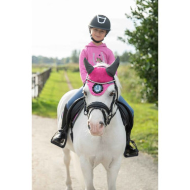 Bonnet d'équitation anti-mouches Shetland HKM Bonnet d'équitation anti-mouches Shetland HKM