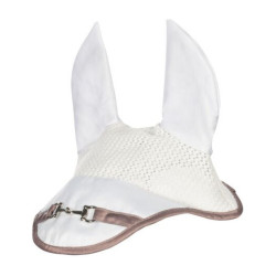 Bonnet anti-mouches HKM Golden Bit Blanc