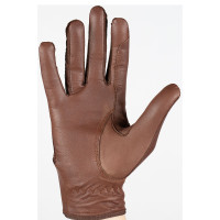 Gants cuir et mesh femme Horze Noir