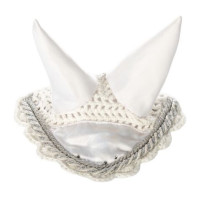 Bonnet anti-mouches de compétition HKM Hobby Horsing Blanc Bonnet anti-mouches de compétition HKM Hobby Horsing Blanc
