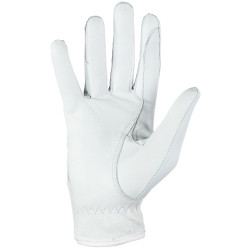 Gants cuir et mesh femme Horze Blanc