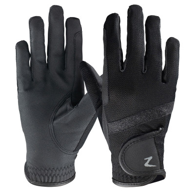 Gants d'été filet mesh Sabrina femme Horze Noir