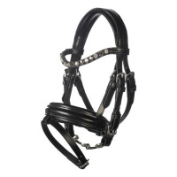 Bridon cuir HKM Hobby Horsing Noir