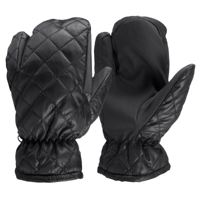 Gants d'hiver 3 doigts surpiqués Horze Noir