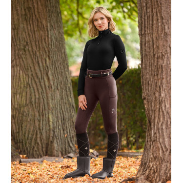 Legging ELT thermique Ella Acajou Bordeaux